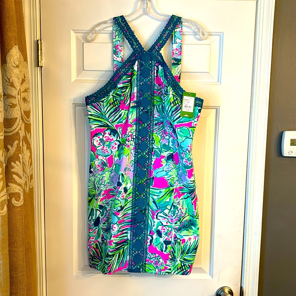 New! Lilly Pulitzer Vena Stretch Shift in Early Bloomer